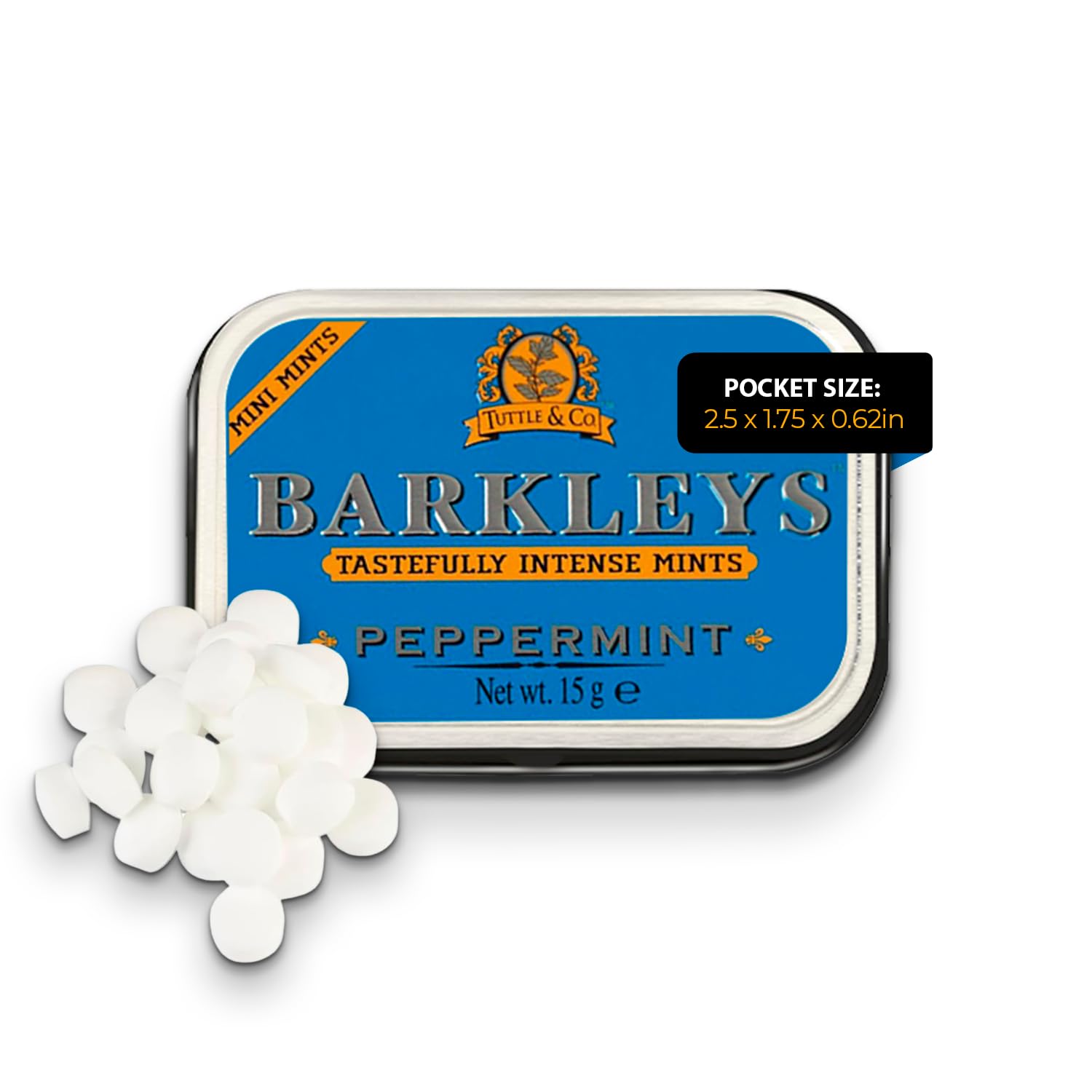 BARKLEYS Tastefully Intense Mints Peppermint 15 g