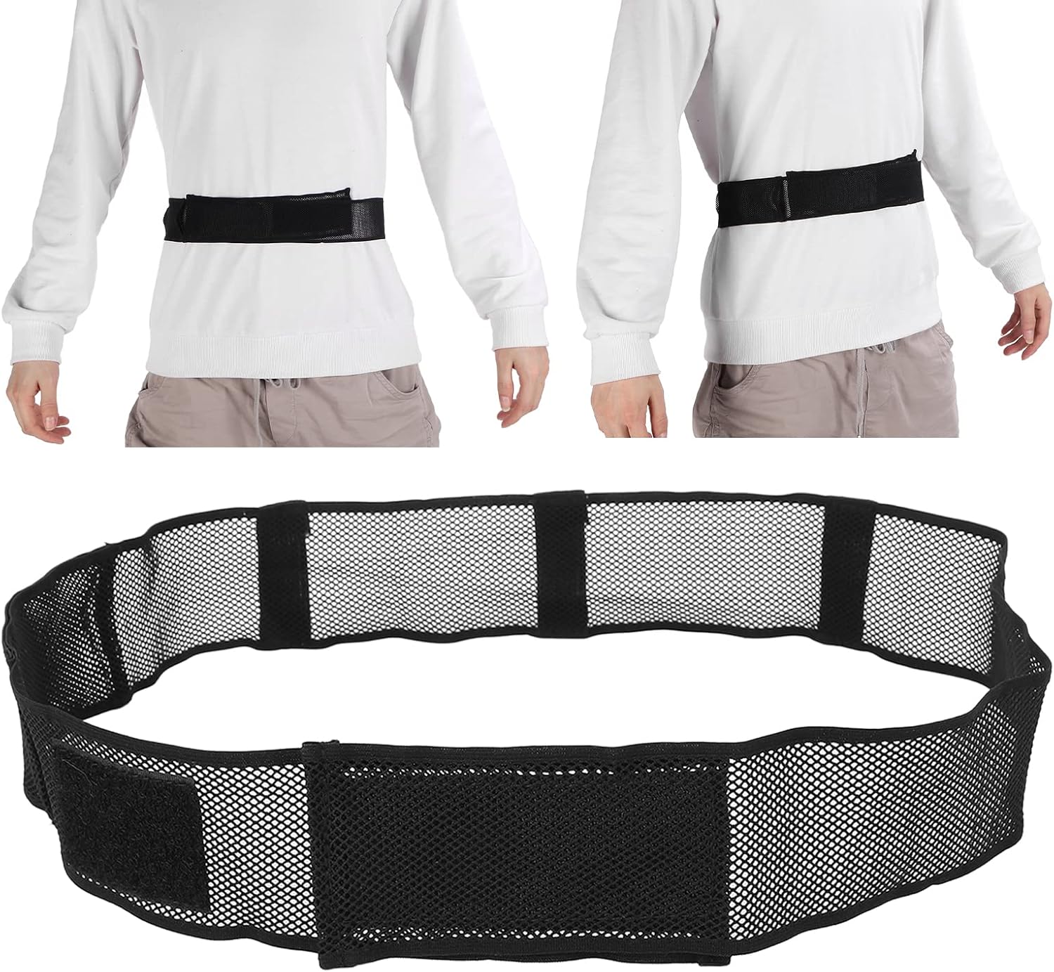 Alvinlite Store Alvinlite Ostomy Belt, Peritoneal Dialysis Catheter Belt, Breathable with Breathable Mesh, Adjustable Holder for PD Dialysis Patients, Men, Women, Postoperative Care (S)