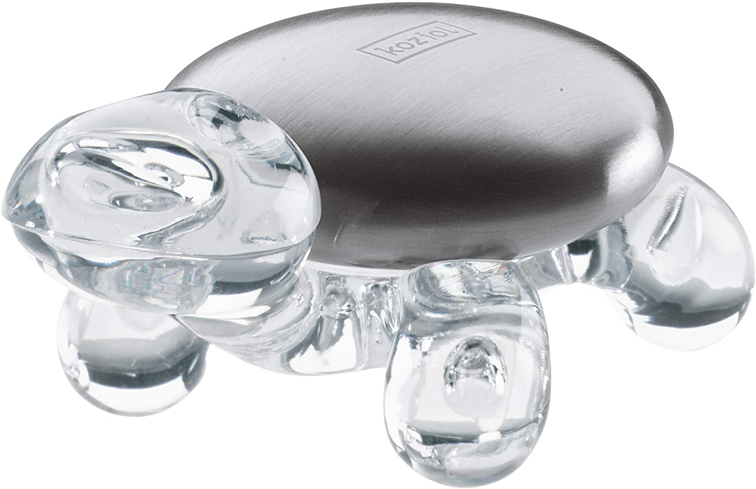 Koziol Amanda Stainless Steel Soap with Holder