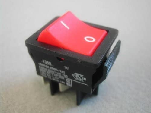 Homespare Rocker on/off switch, Red by Numatic