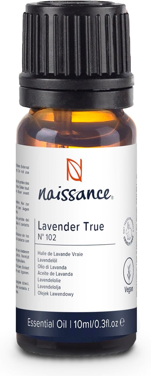 Naissance Lavender Oil (No. 102), 10 ml, 100% Natural Essential Oil