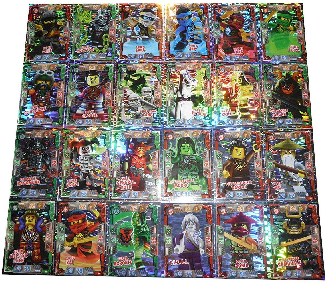 Unbekannt Lego Ninjago 2 (Series 2) All 24 Holo Cards