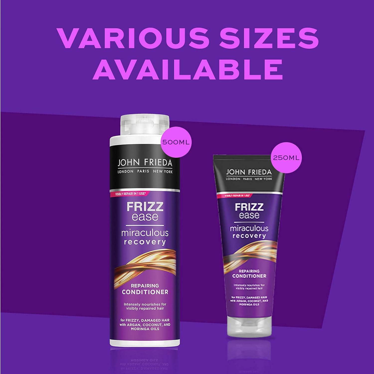 John Frieda John Freida Frizz-Ease Miraculous Recovery Twin Pack 6 Pieces