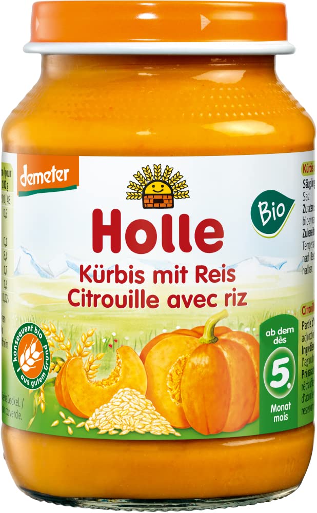 Holle Bio Kürbis mit Reis (2 x 190 gr)