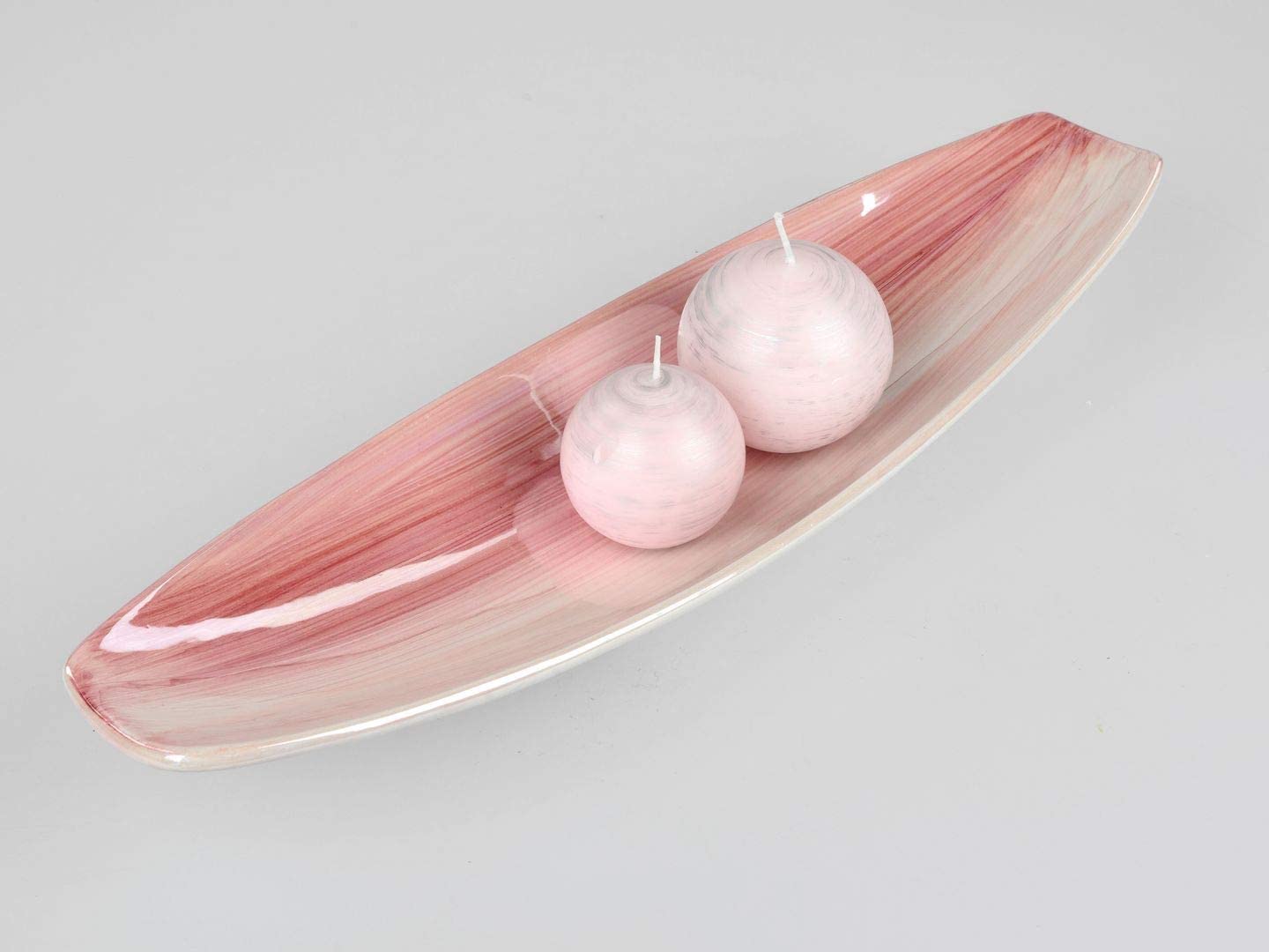 ITRR Rainbow Ceramic Bowl with Lustre Effect Approx. 50 x 14 cm.