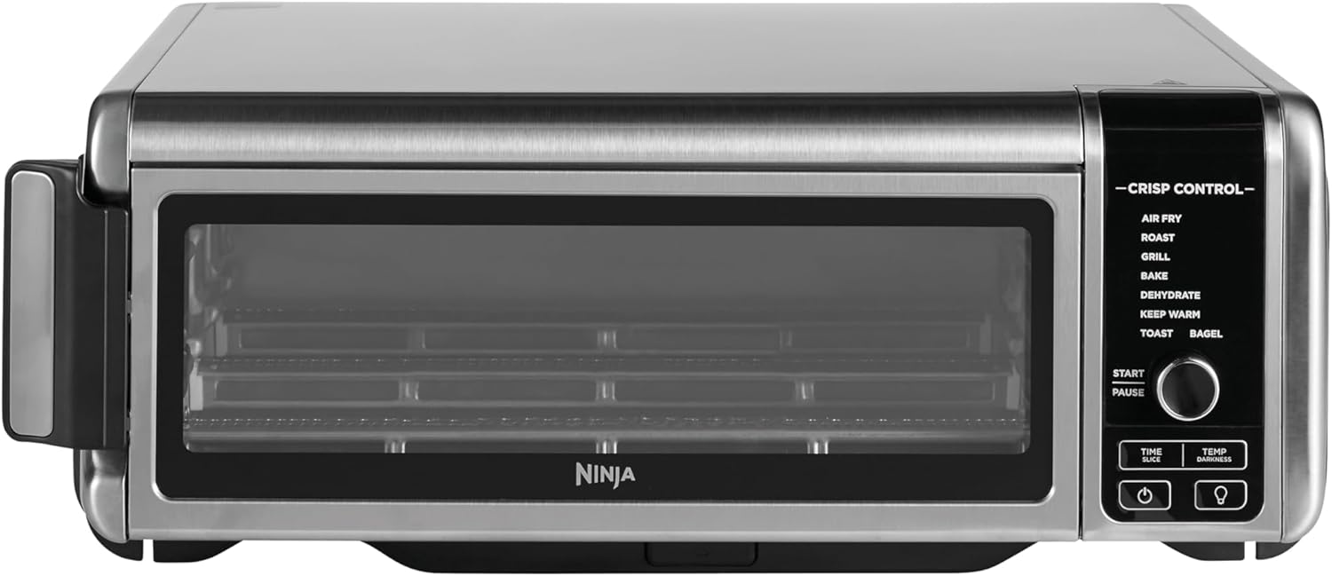 Ninja Foodi Oven [SP101EU] 8-in-1 Multifunctional Oven, 2400 W, Brushed Stainless Steel, Silver