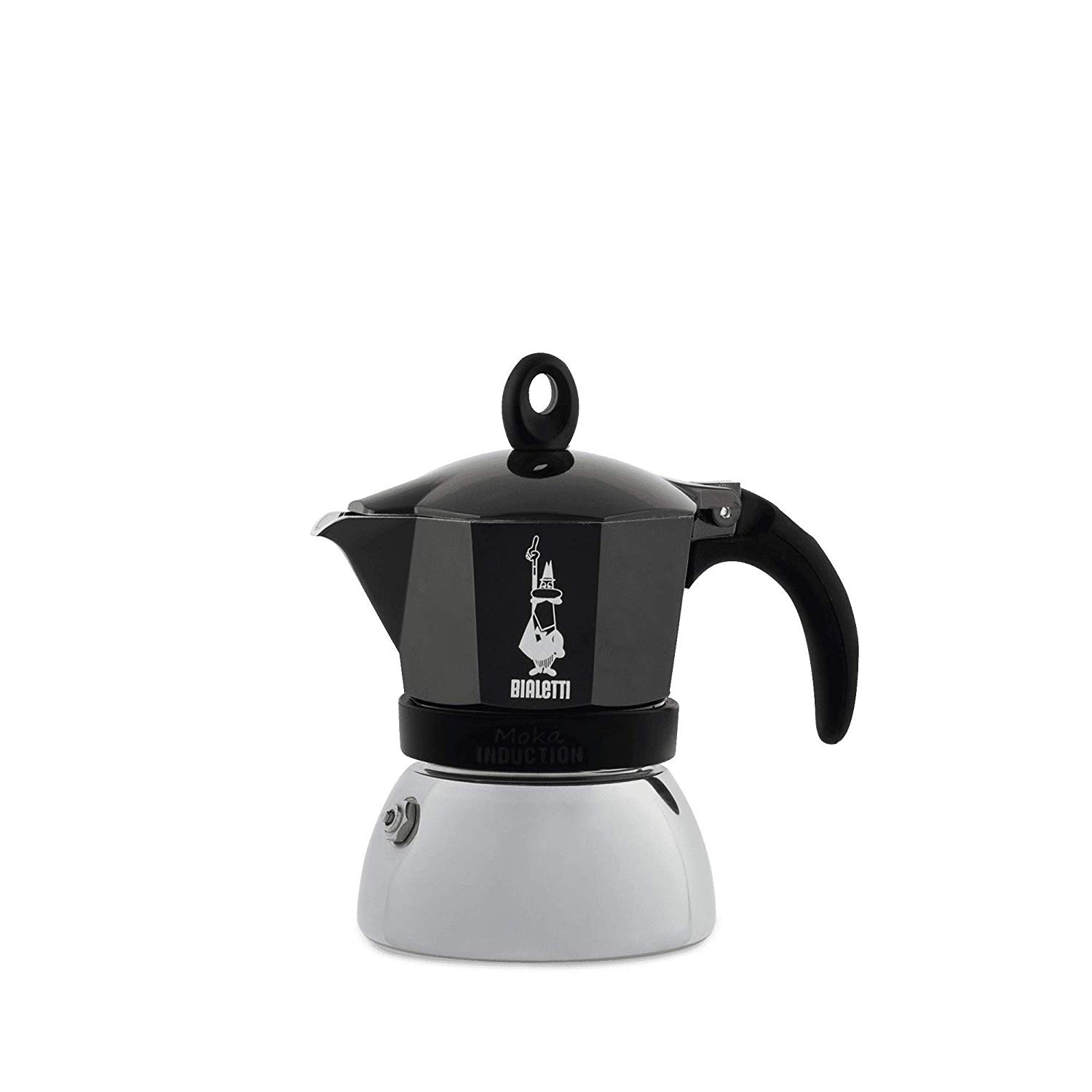 Bialetti 4812 Espresso Maker 3 Cup Thermal Jug, Stainless Steel, 14.8 X 11.