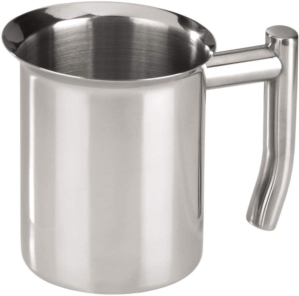 Xavax 1-Piece Stainless Steel Milk Jug, Silver