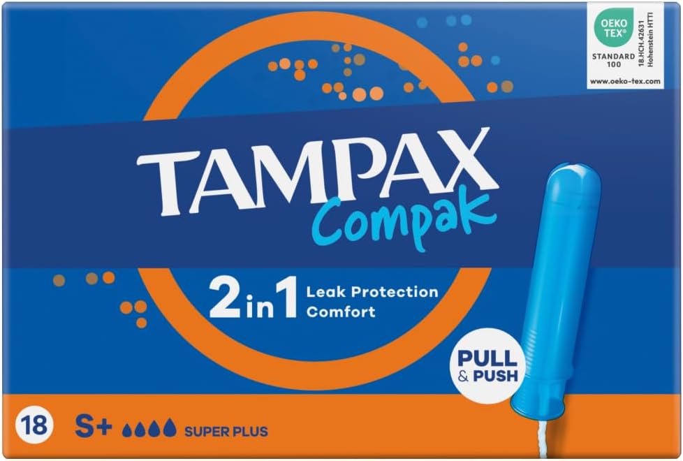 Tampax compak super plus 18 tampons