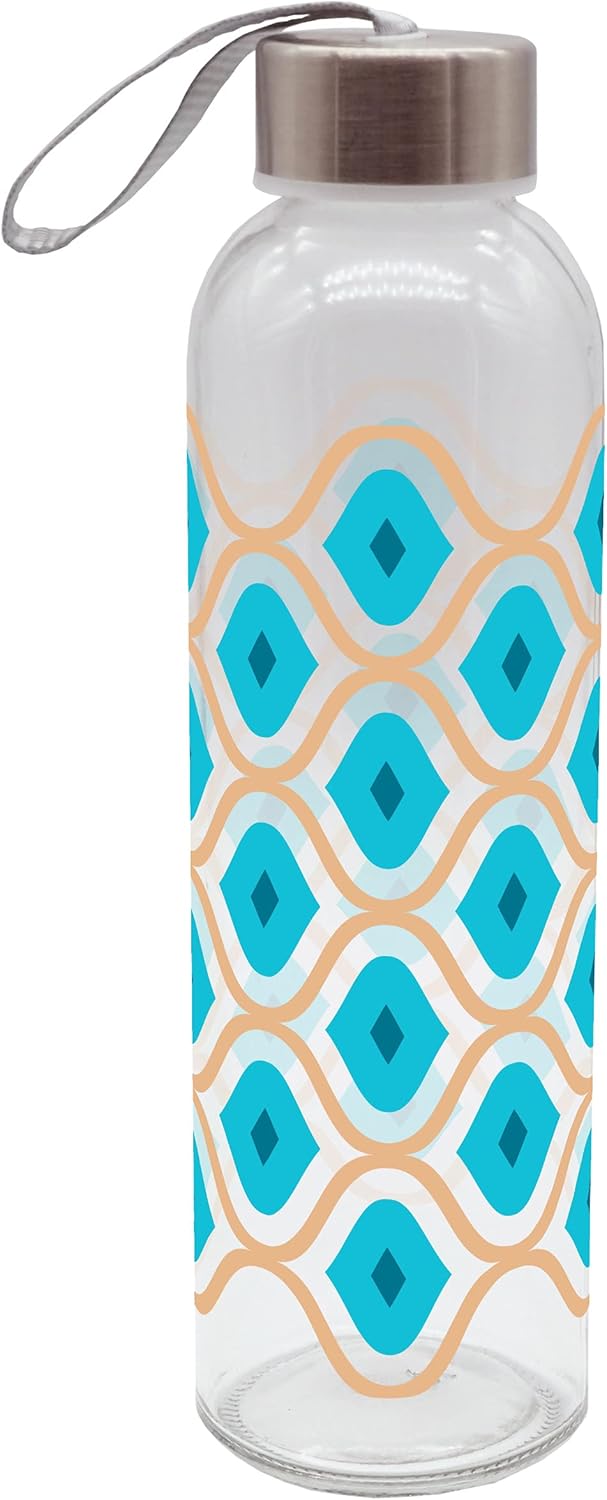infinite by GEDA LABELS (INFKH) Drinking Bottle Retro 500 ml Glass