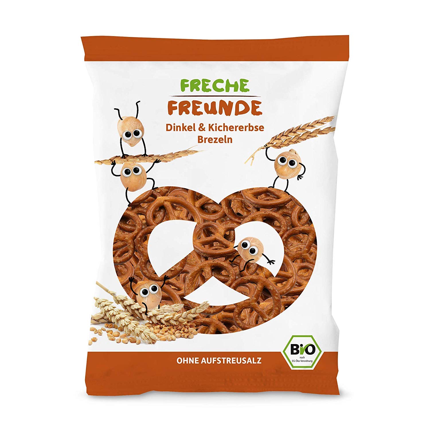 Freche Freunde Bio Freche Brezeln Kichererbse, 75 g