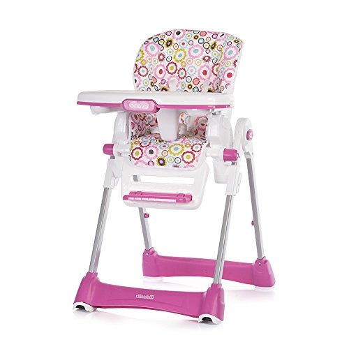 CHIPOLINO High Chair Folding Adjustable Bravo 8x Portable pink