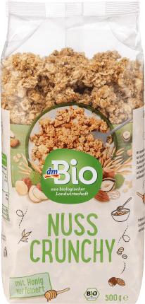 dmBio Knuspermüsli Nuss Crunchy, 500 g