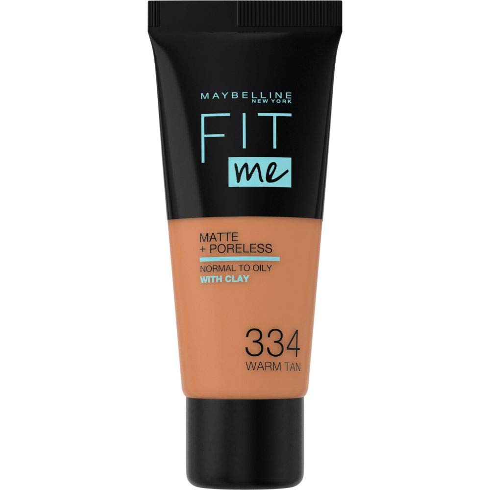 Maybelline Fit Me Matte & Poreless Make-Up 1-piece 30ml, warm ‎334 tan