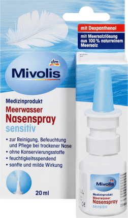 Mivolis Seawater Nasal Spray Sensitive, 20 ml