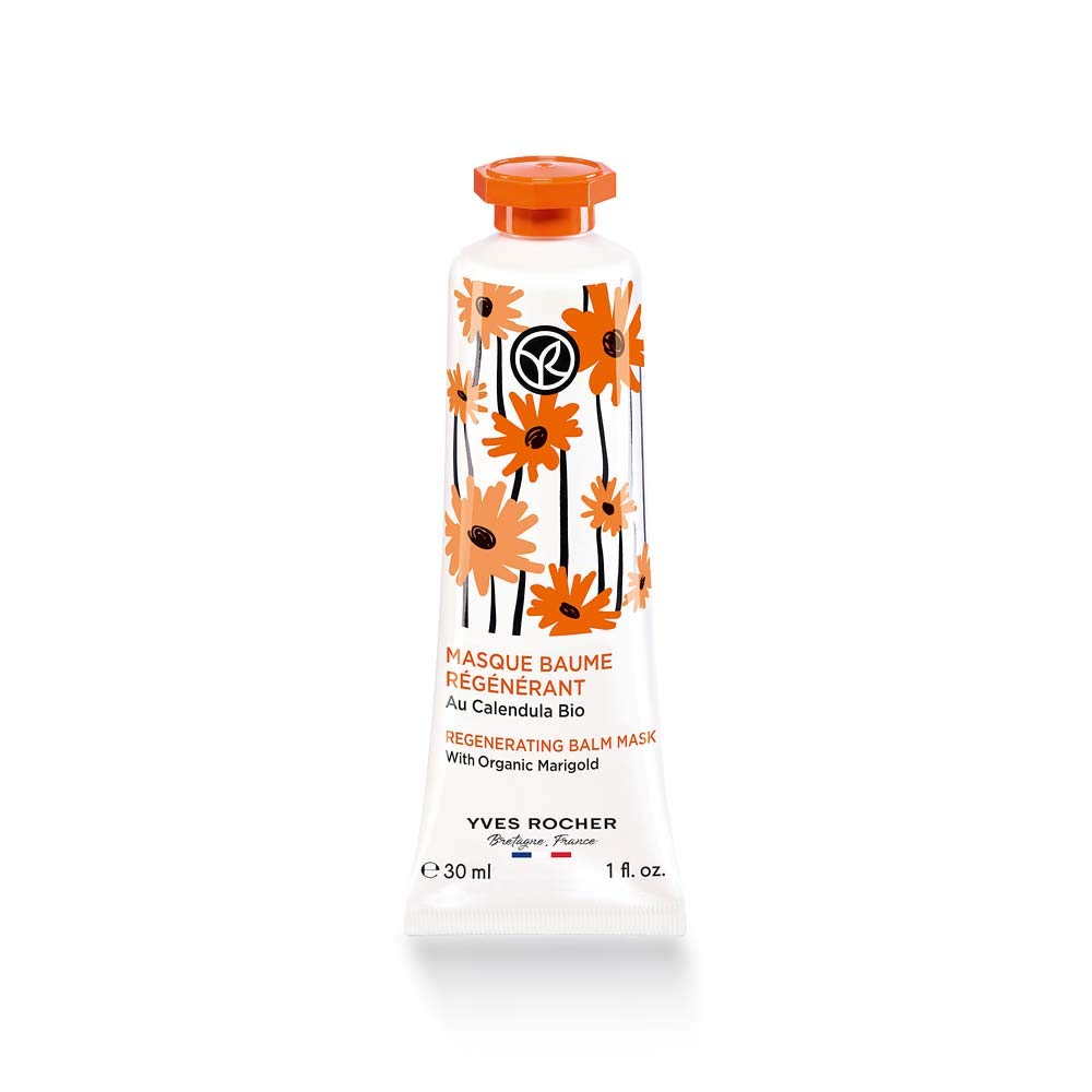 Yves Rocher Regenerating care mask, soothes and supports irritated skin during regeneration, 1 x tube 30 ml