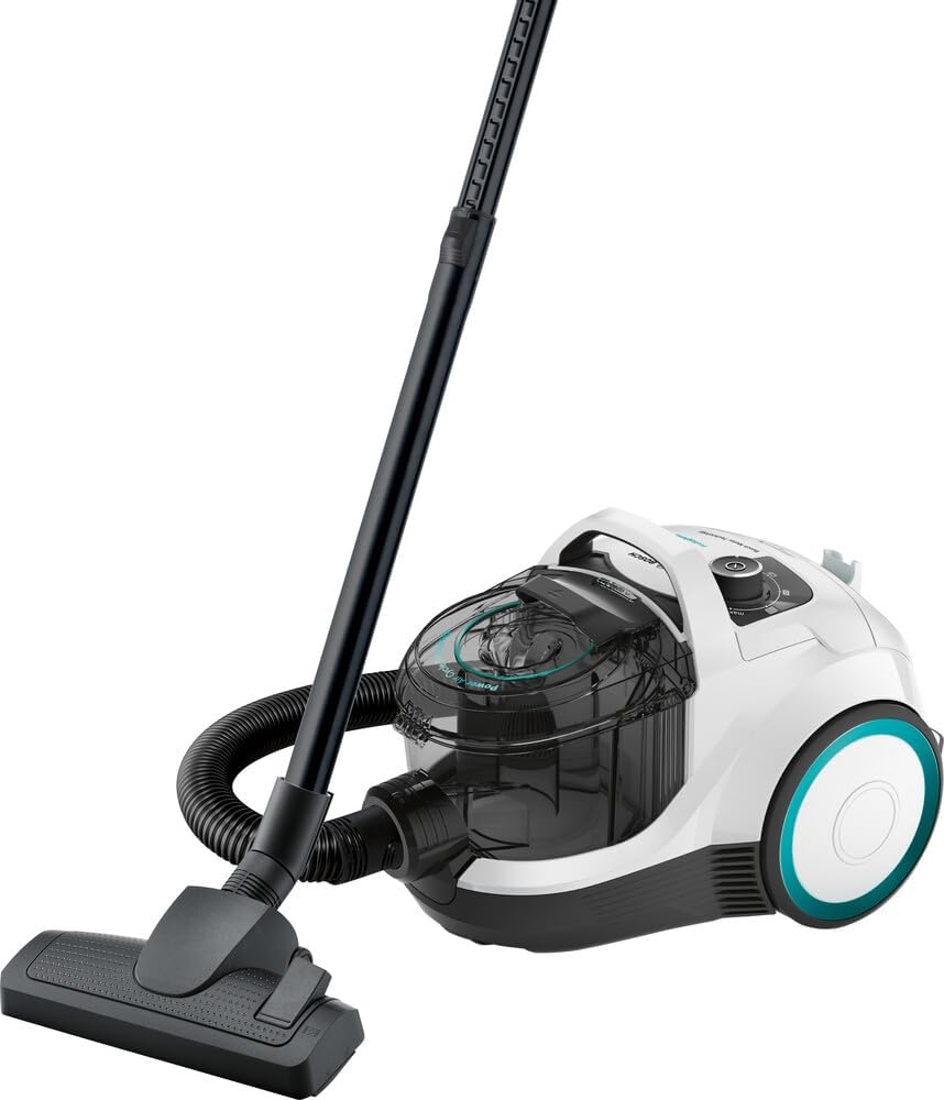 BOSCH GX21 - Floor Vacuum Cleaner without Bag - ProHygiene - 550 W - 78 dB - UltraAllergy Filter - 10 m - 2 L - White