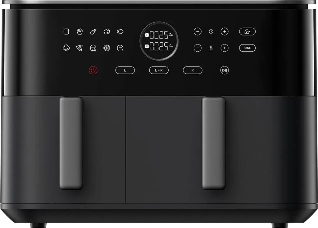 Xiaomi Dual Zone Air Fryer, 10L, 101 Recipes, Nine Preset Modes