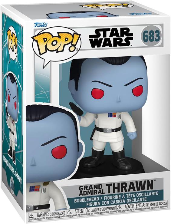 Funko Pop! Vinyl: Star Wars Ahsoka - Grand Admiral Thrawn - Image de Vinyle à Collectionner - Toy Casts Les Children et Les Adults - Fans de Télévision
