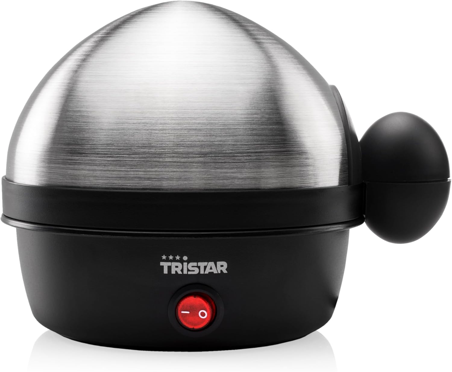 Tristar EK-3076 Egg Boiler - For 7 Eggs, Stainless Steel Black
