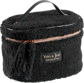Vito & Joe cosmetic case black Teddy, 1 pc