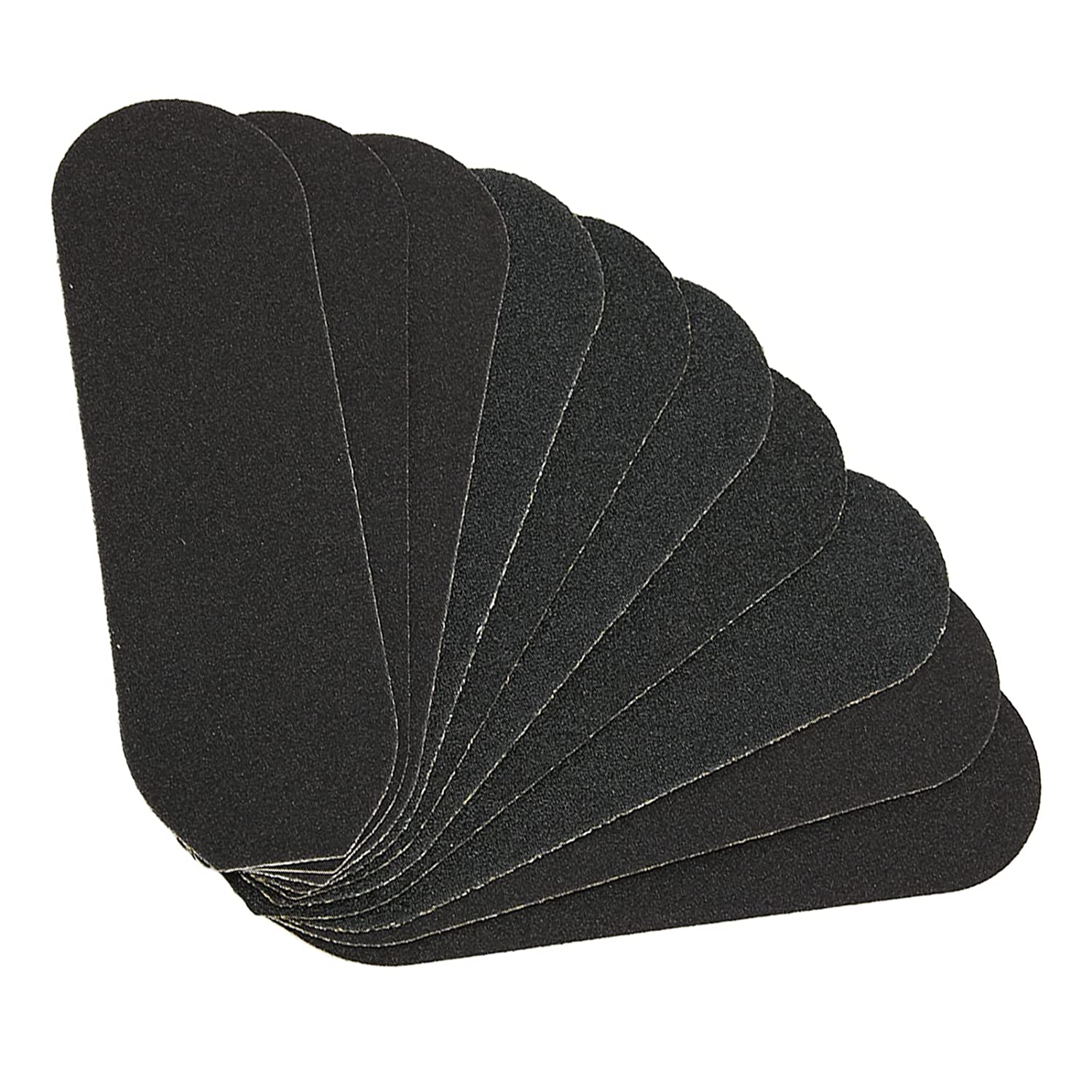 Denkerm Foot File Replacement Pads, Self-Adhesive 13.8 x 4.5 cm Pedicure Foot File Refill Pads Wide Application for Home