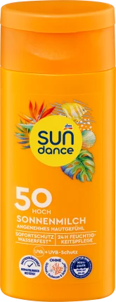 SUNDANCE Sun milk SPF 50, travel size, 50 ml