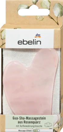 ebelin Gua Sha Y-Stein rose quartz, 1 ST