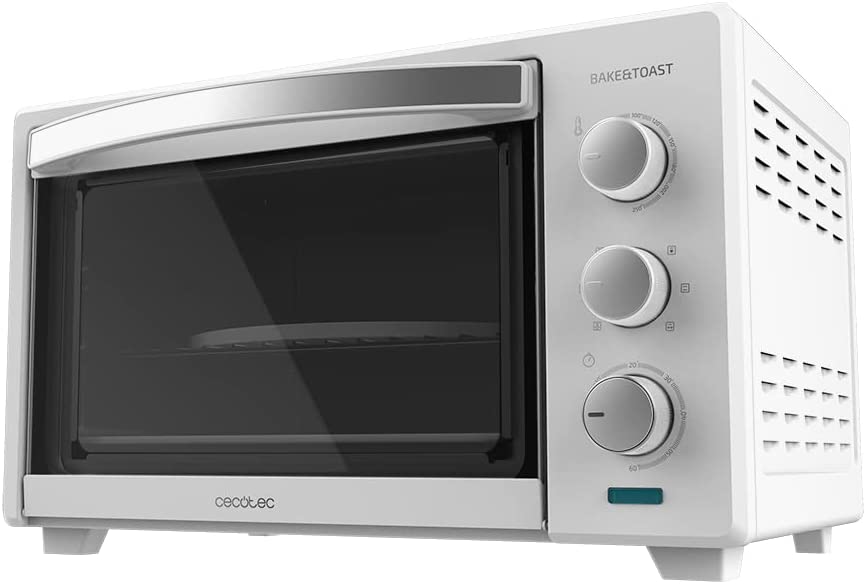 Cecotec Bake&Toast Table Oven 4 Pizza 26 and 30 Litre White and Black 30 Litre