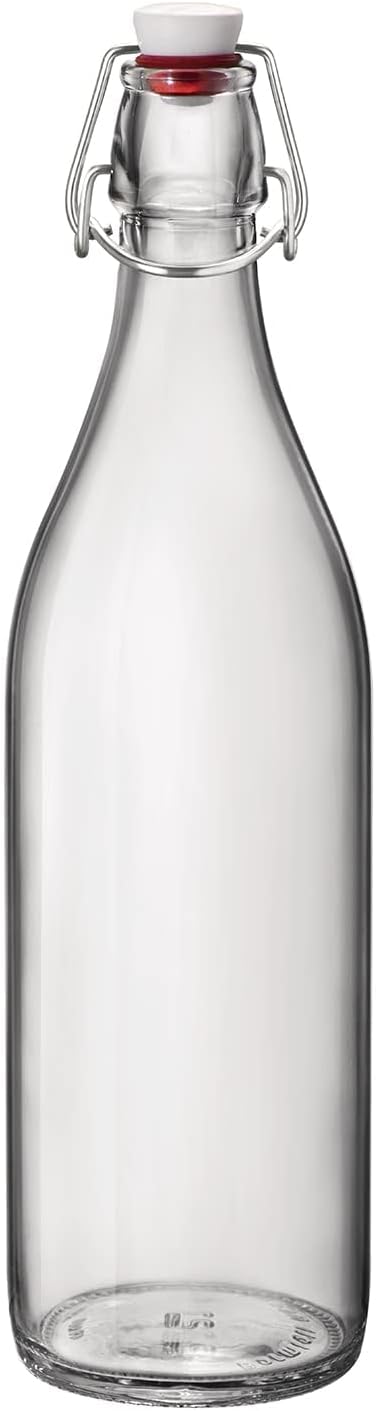 Bormioli Rocco Various Giara Bottle with strap closure 1000ml, 1 piece