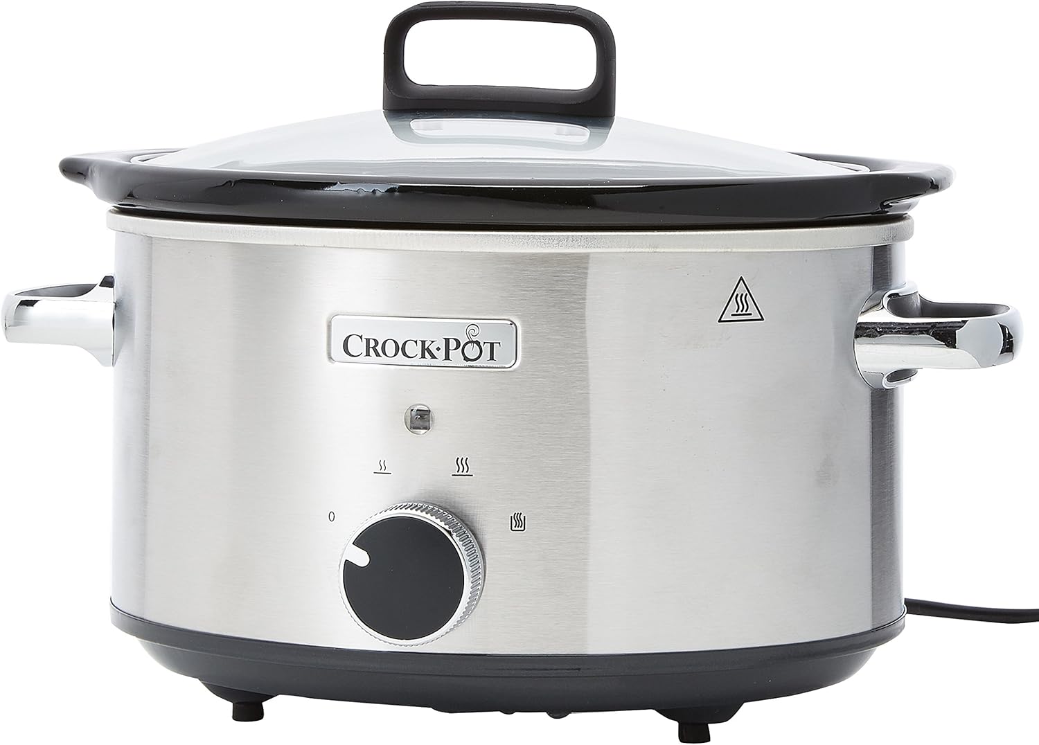 Crock-pot slow cooker - the original from the USA, 3.5 L, brushed stainless steel