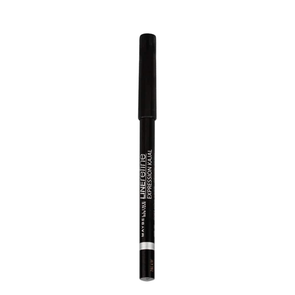 Maybelline New York Kajal Waterproof, Smudge-proof and Long Lasting Expression Kajal Eyeliner No. 33 Black 1.1g, ‎33
