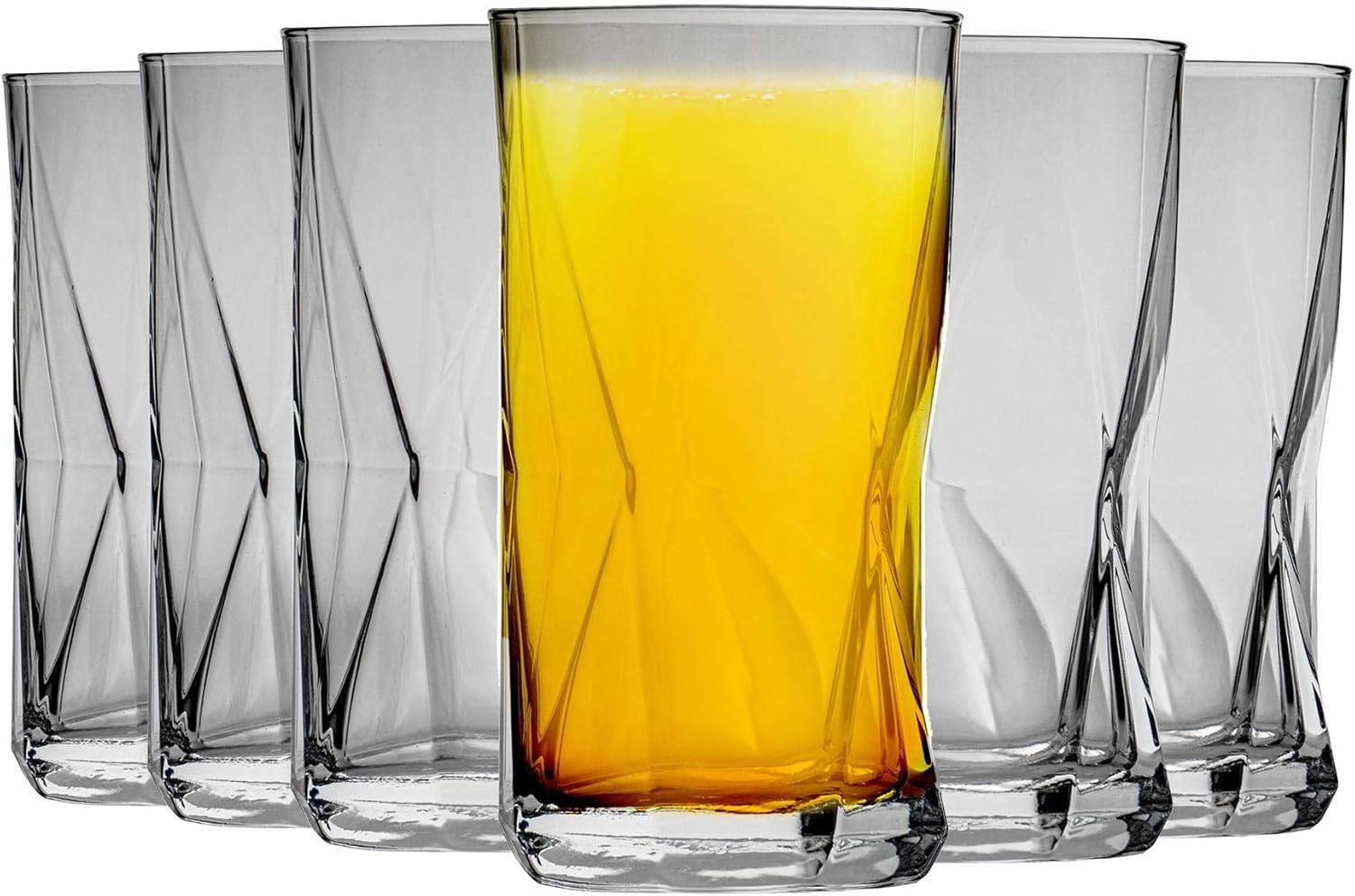 Bormioli Rocco Cassiopea Tumbler Glasses - 480ml (16.25oz) - Set of 6