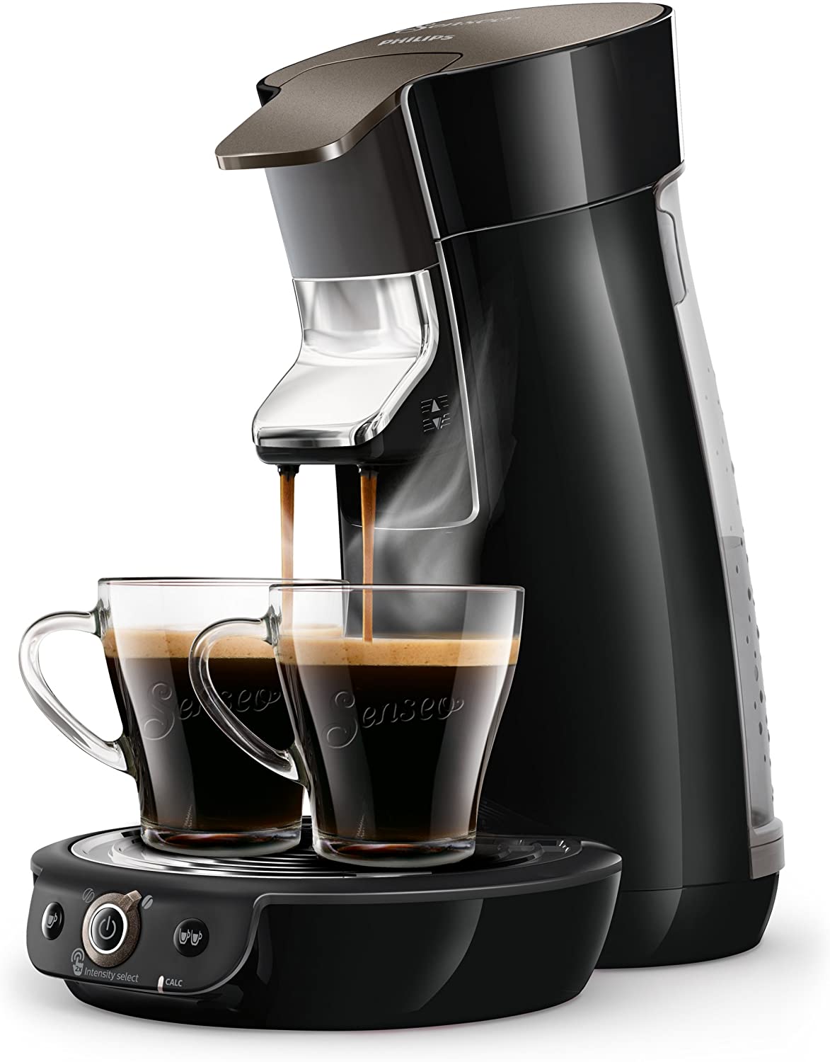 Philips Senseo HD6564/60 Viva Café Coffee Pod Machine, 1450, Black