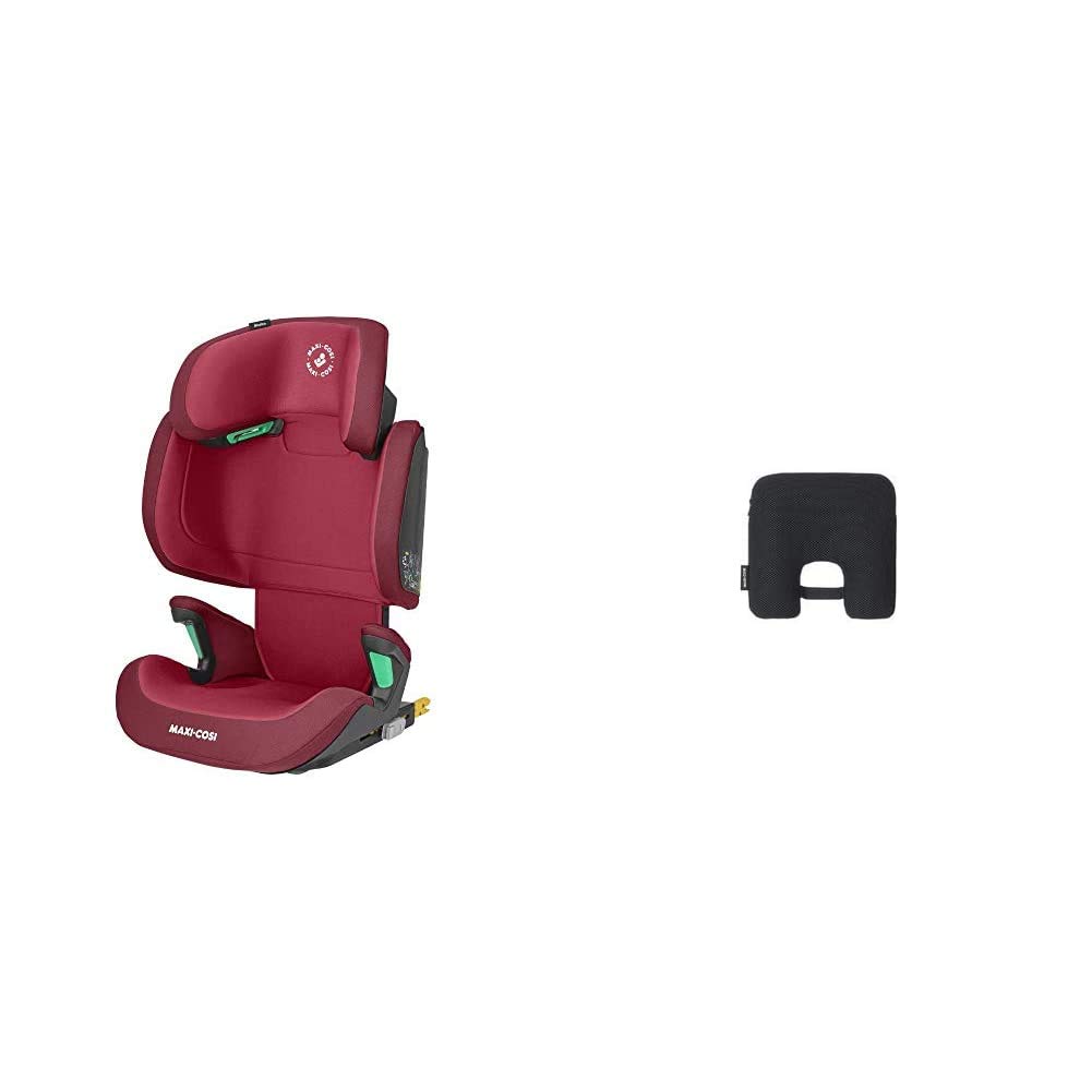 Maxi-Cosi Morion i-Size Child Seat with ISOFIX, Group 2/3 Car Seat (Approx. 100-150 cm / 15-36 kg), Can be Used from 3.5 Years to 12 Years, Basic Blue + Maxi-Cosi e-Safety