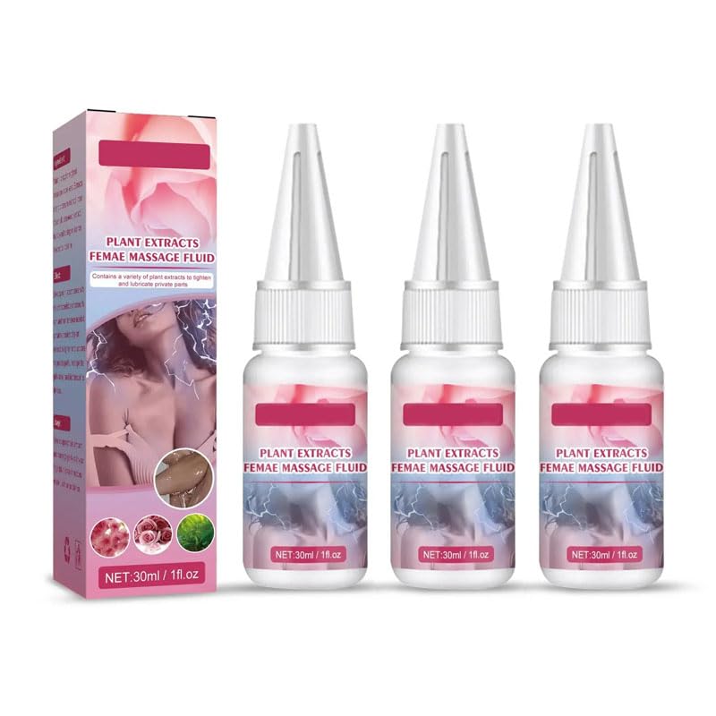 Intense Lubricant Fast Orgasmic Gel, Enhanced Firming Oil, Improve Sexual Drop Promotion Vaginal Tighten Oil (3 Pieces)