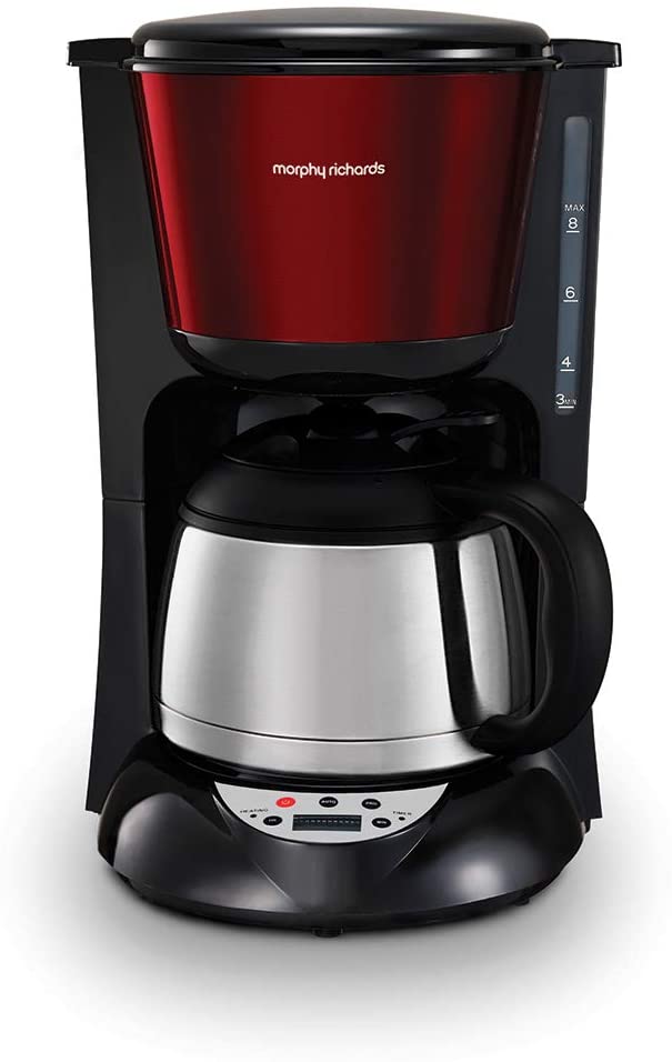 Morphy Richards 162772EE Filter Coffee Maker with Timer and Thermos Flask