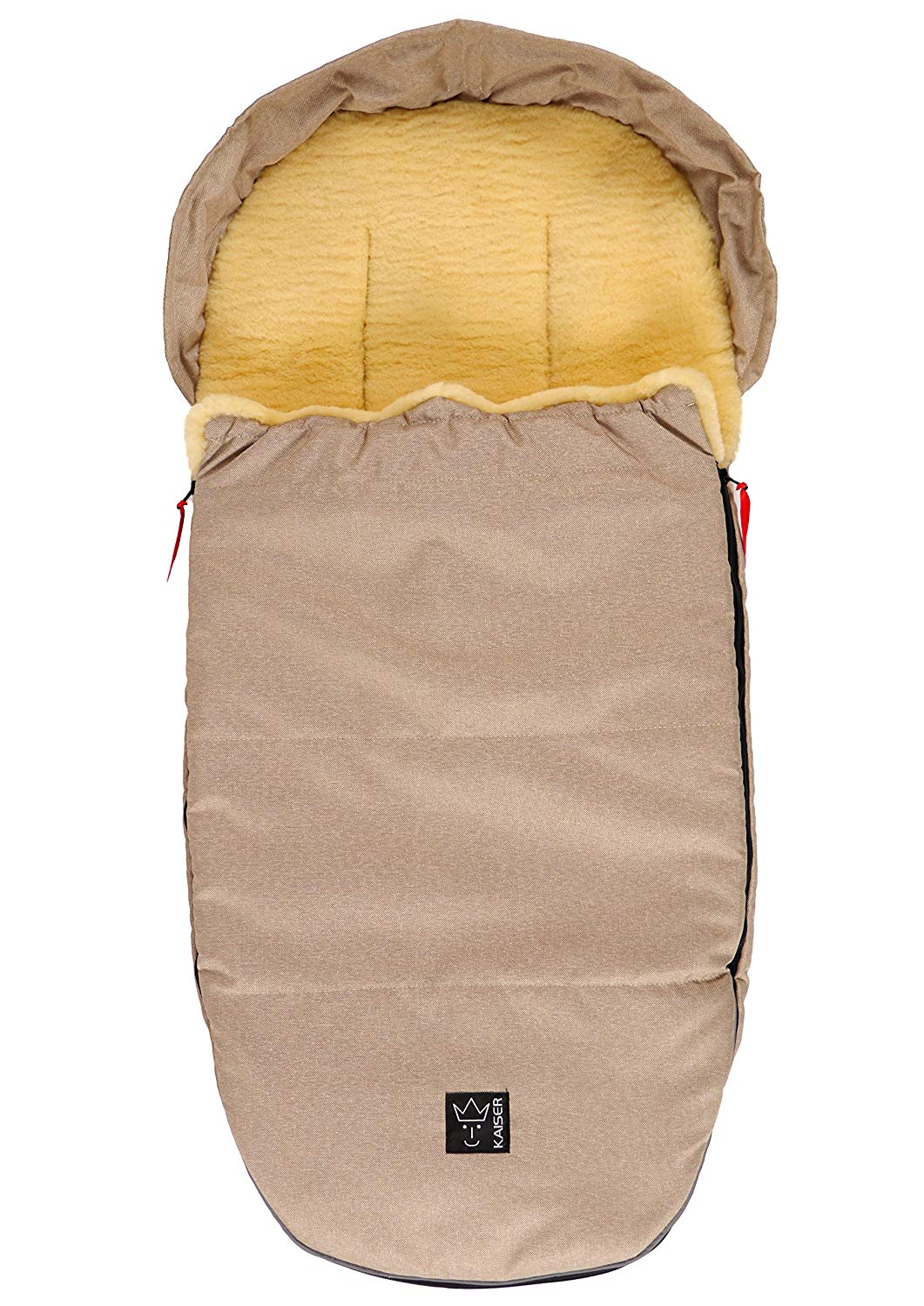 Kaiser Lenny Lambskin Footmuff Grey Melange