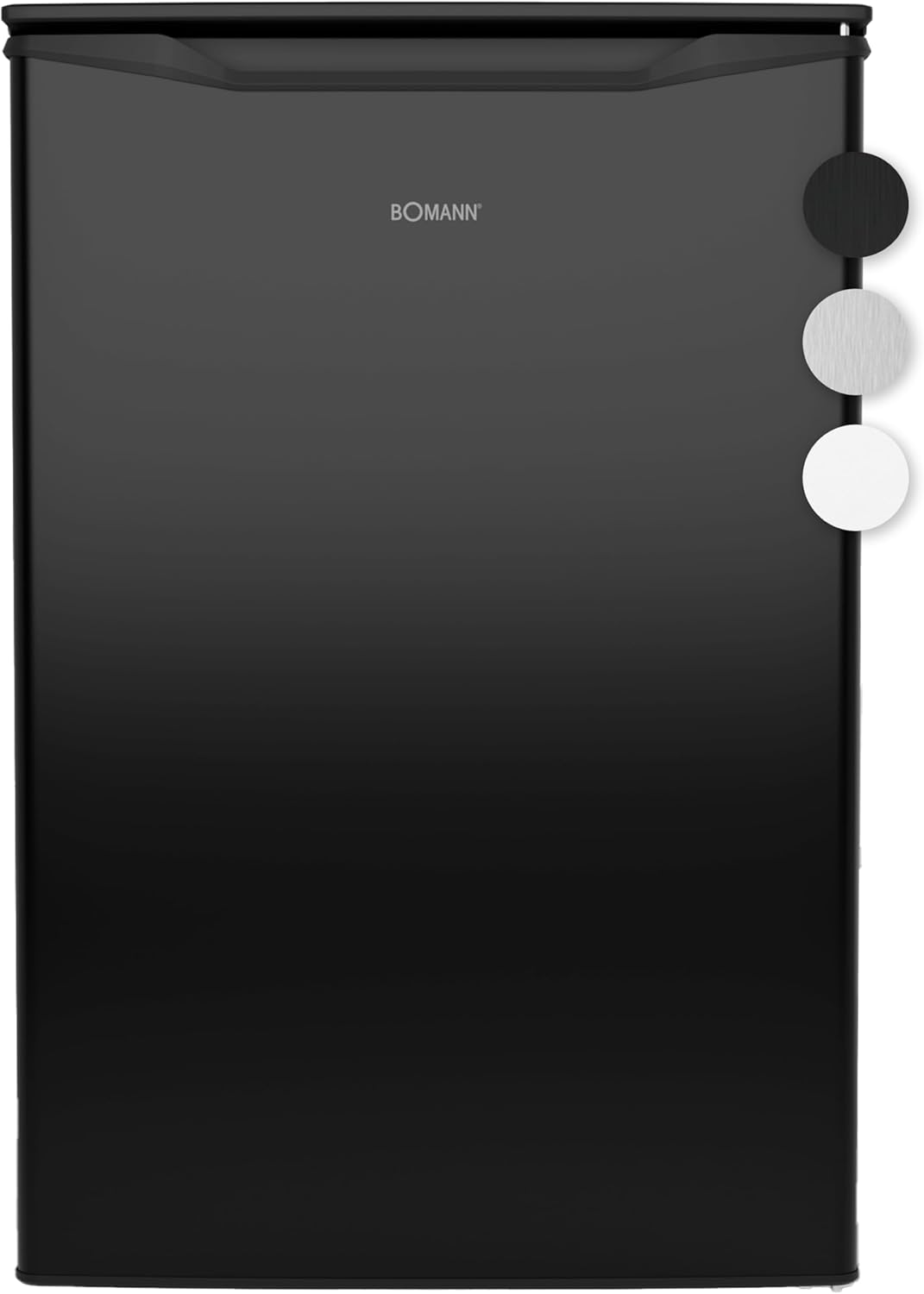 Bomann Freezer | 87 L | Energy Efficient, Quiet & Compact | ≤ -18 °C, Infinitely Adjustable | 3 Drawers & Ice Cube Tray | 4 Star Freezer Compartment, Door Hinge Changeable | GS 7253 Black