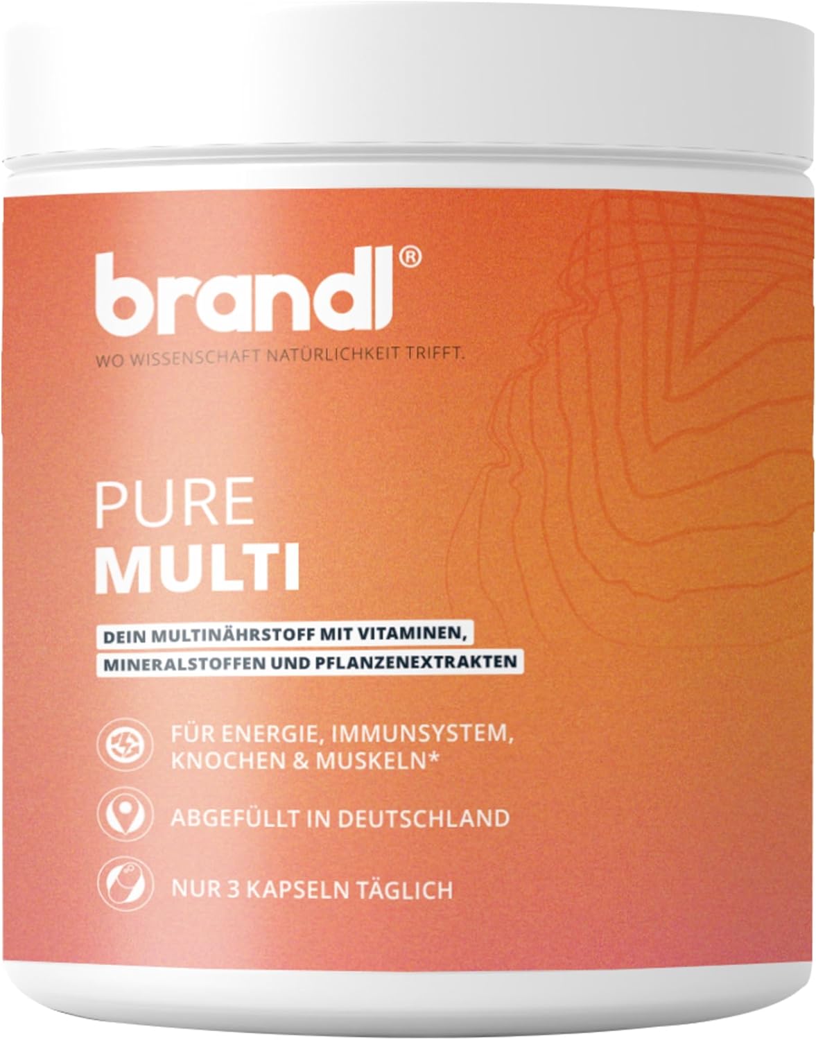 brandl Multivitamin Tablets High Dose | Vitamins, Minerals & Immune System Strengths | Vegan Vitamin Complex 135x Pure Multivitamin Capsules