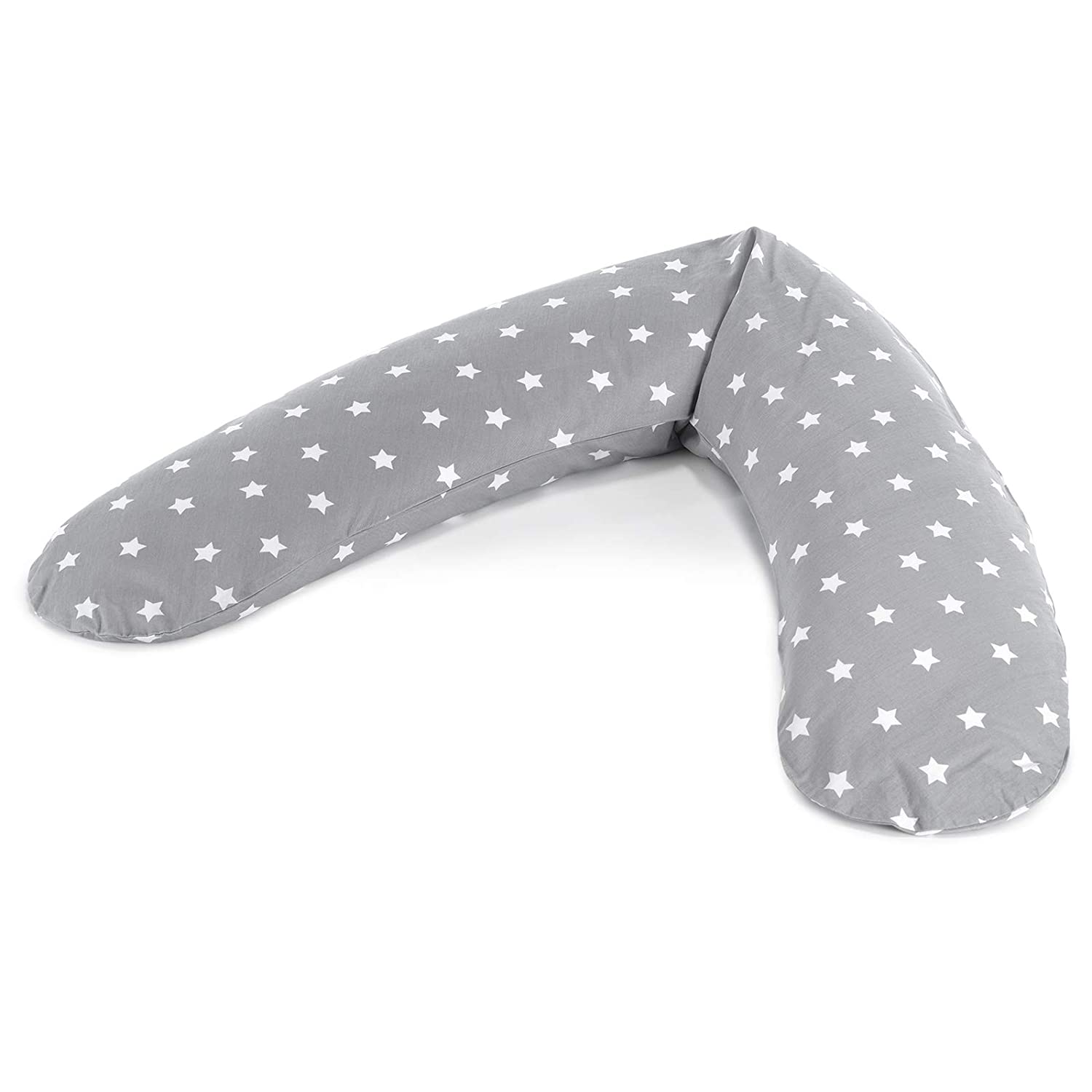 Theraline Big Stars Comfort Nursing Pillow Cover 180 cm Grey
