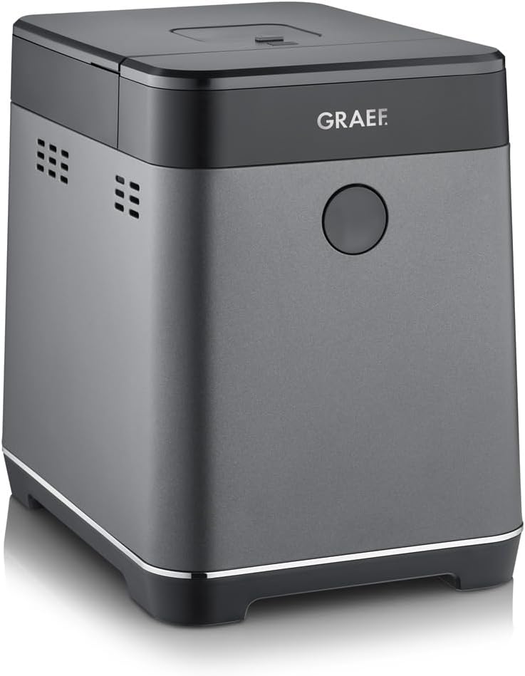 GRAEF BA806 Bread Maker with 36 Programmes, 500 g or 750 g Bread, 60 Minute Warming Function, Adjustable Walking Times, 3 Levels of Browning Level