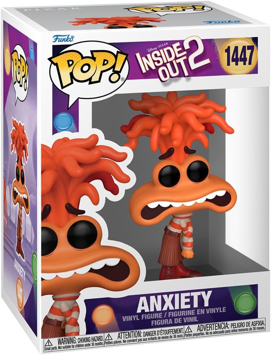 Funko POP! Disney: Inside Out 2 - Anxiety - Vinyl Collectible Figure - Gift Idea - Official Merchandise - Toy for Children and Adults - Movies Fans - Model Figure for Collectors and Display