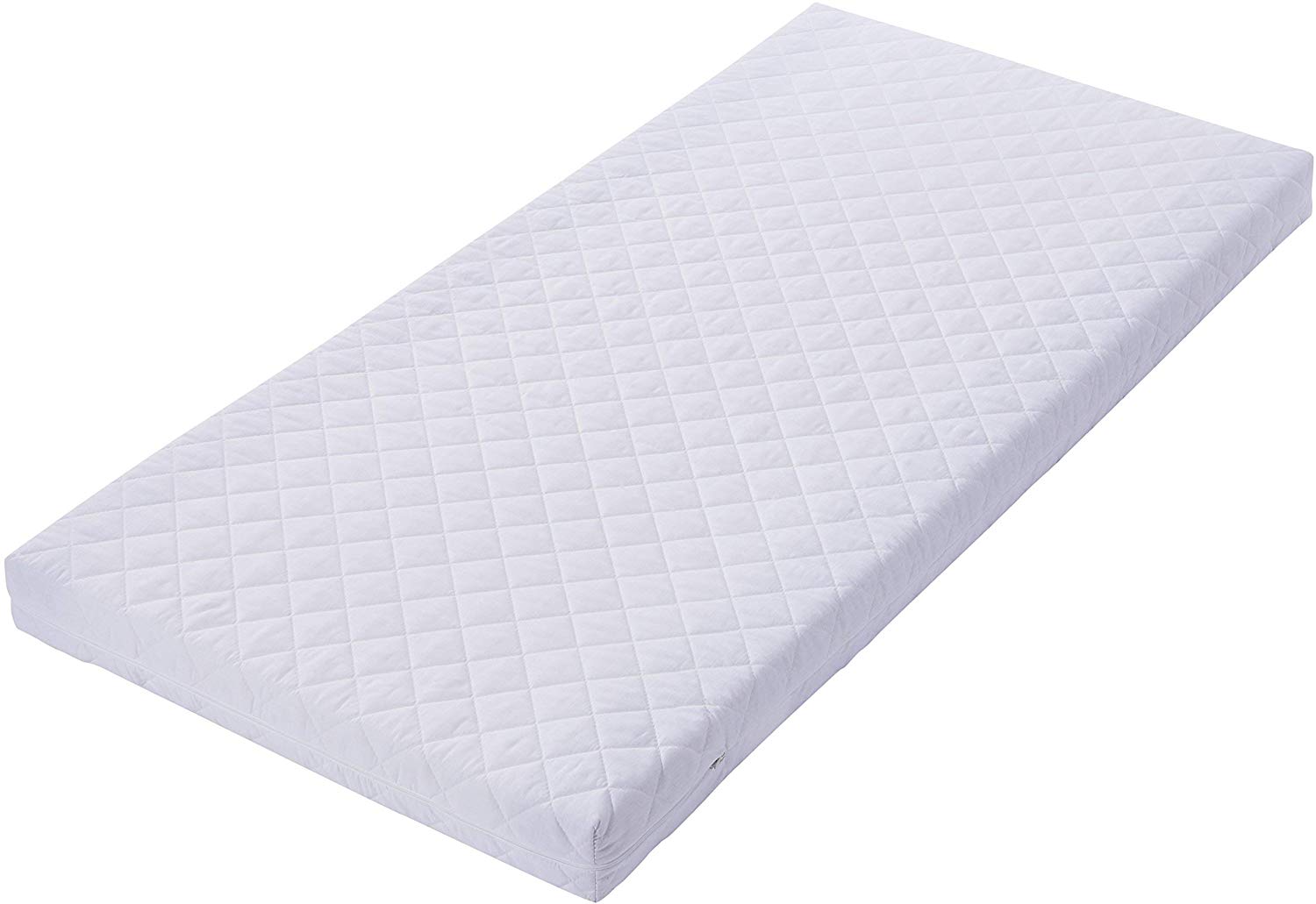 AmazonBasics Foam Mattress with 2 Hardness Levels for Babies and Toddlers, 70 x 140 cm