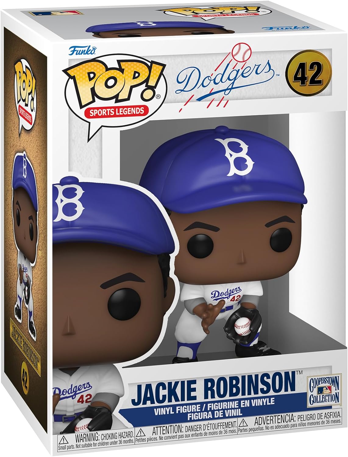 Funko POP! Icons: Jackie Robinson - Bronze Chase - Vinyl Collectible Figure - Gift Idea - Official Merchandise - Toys For Children and Adults - Sports Fans - Model Figure For Collectors and Display