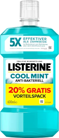 Listerine Cool Mint Mouthwash, 500 ml