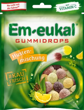 Em eukal gum drops, cough mixture, 90 g