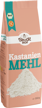 Bauckhof Flour, chestnut flour, gluten-free, 350 g