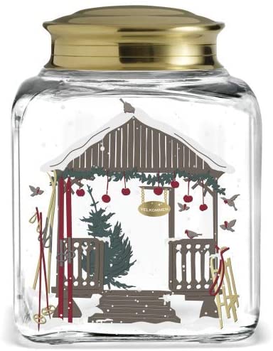 Holmegaard Rosendahl Christmas Storage Jar, Multi-Colour, One Size