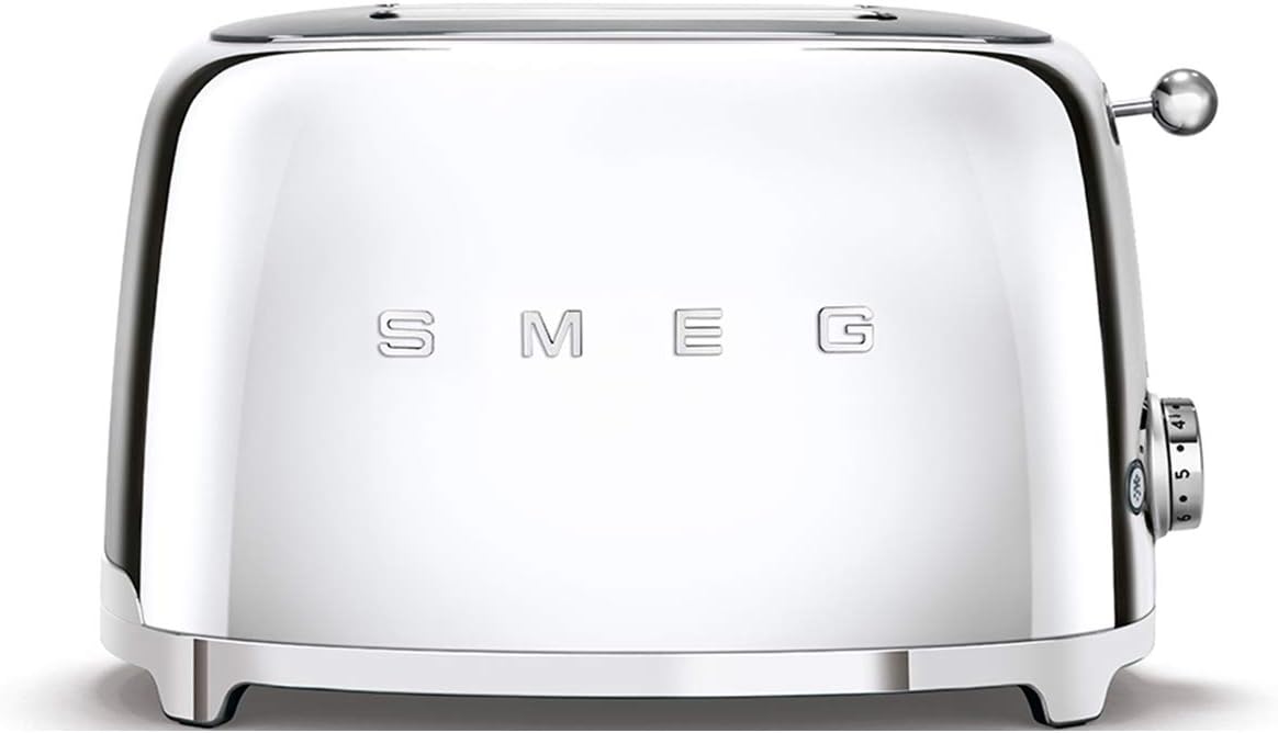 Smeg TSF01SSEU Toaster for Two Slices TSF01SSEU-chrome, Chrome